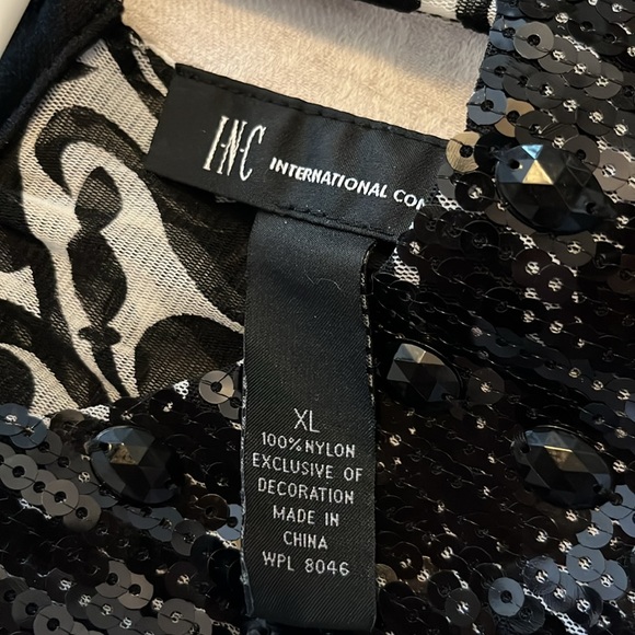 INC international concepts black and white tank - Picture 4 of 4